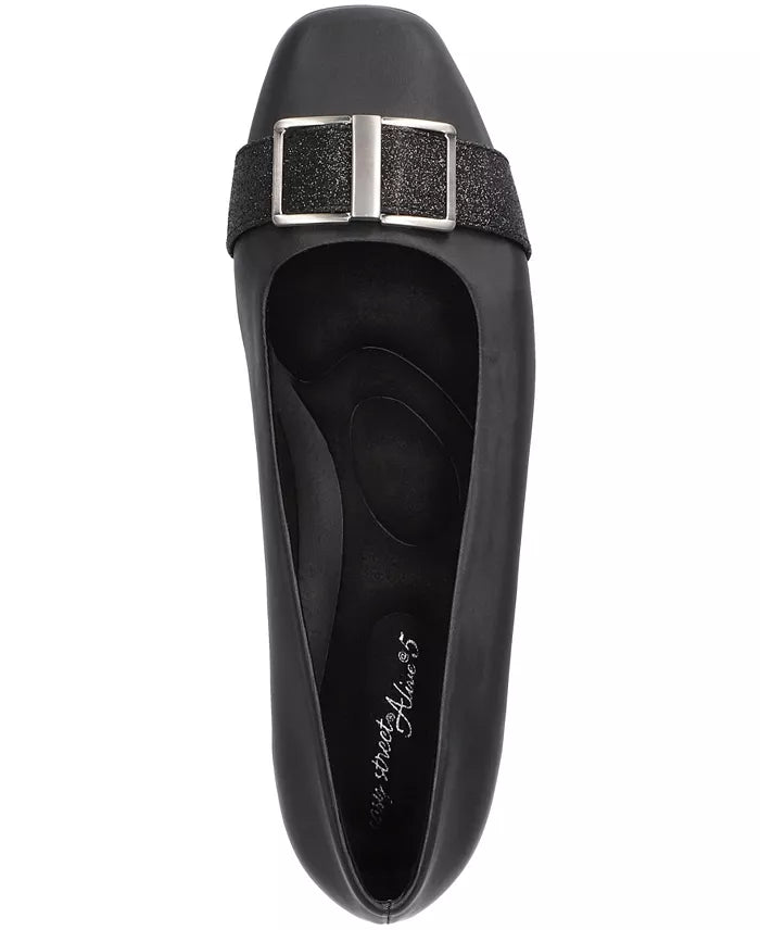 Easy Street Women Keely 31-6343 (Black Satin)