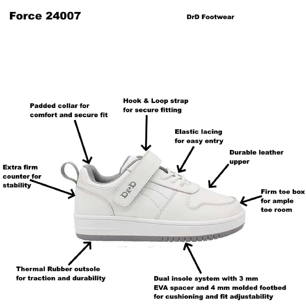 DrD Kid Force Sneaker (Black)