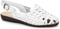 Soft Spot Tobago 953504 (White Leather) - Simply Wide