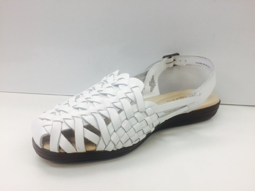 Soft Spot Tobago 953504 (White Leather) - Simply Wide