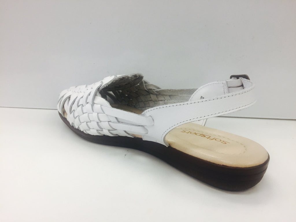 Soft Spot Tobago 953504 (White Leather) - Simply Wide