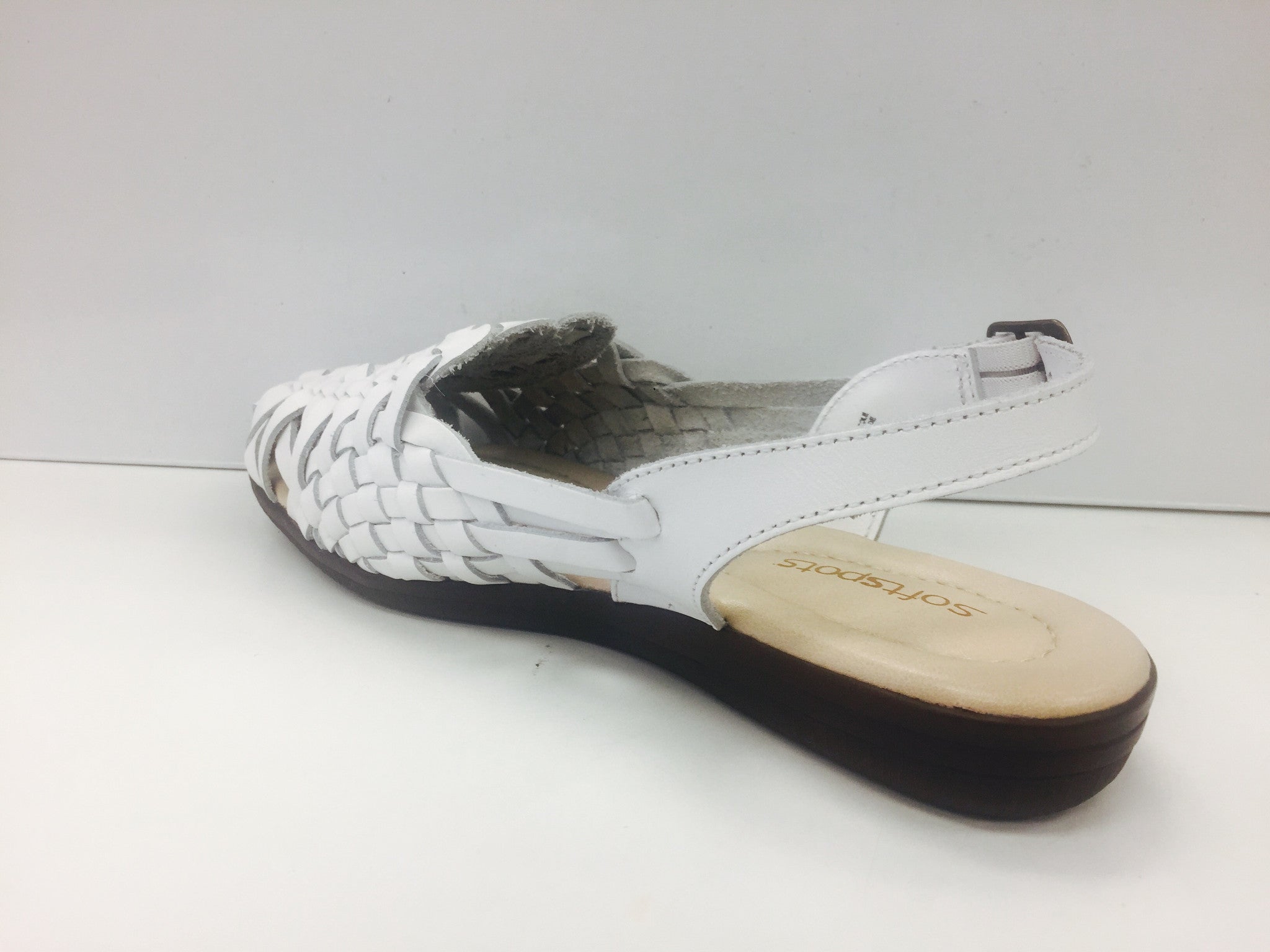 Soft Spot Tobago 953504 (White Leather) - Simply Wide