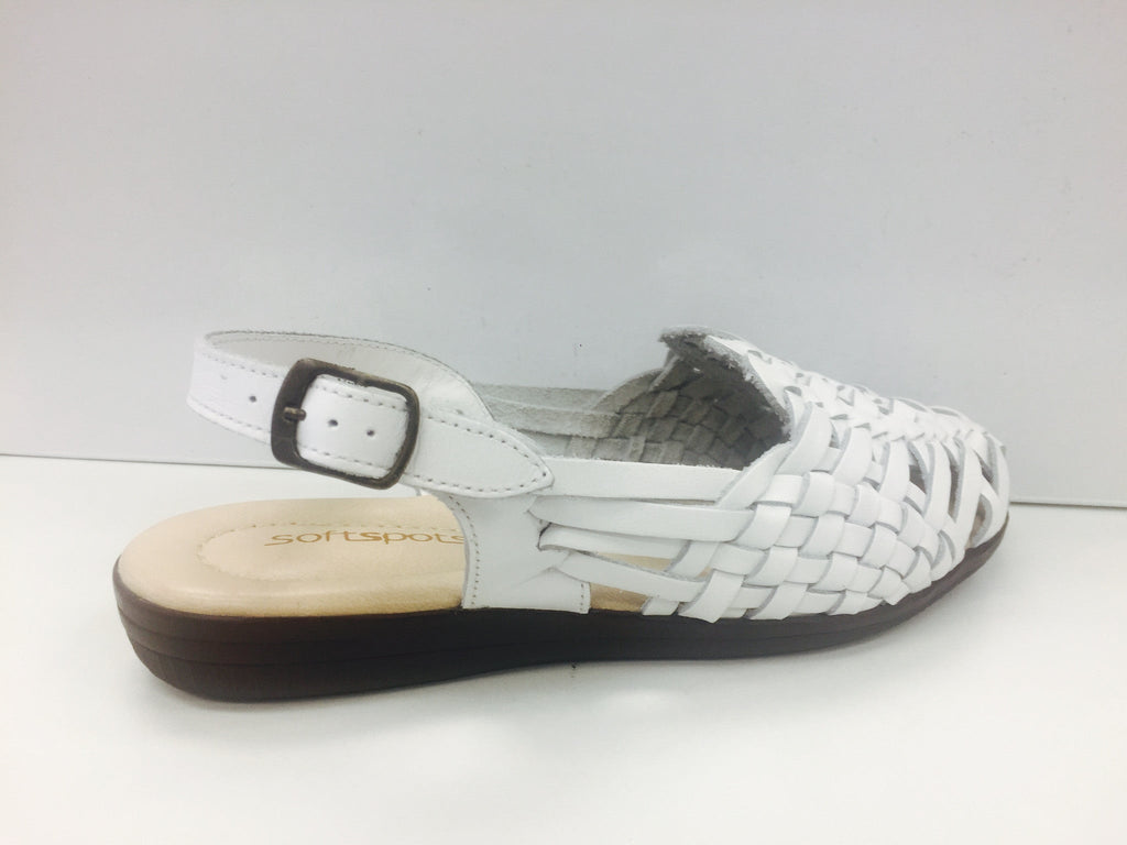 Soft Spot Tobago 953504 (White Leather) - Simply Wide