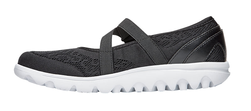 Propet Travel Activ Mary Jane W5103 (Black) - Simply Wide